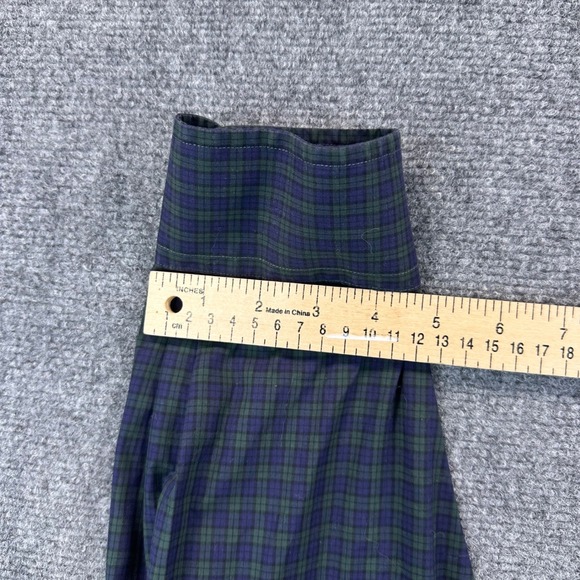 Lauren Ralph Lauren Button Down NON-IRON Shirt Men's 17.5-32/33 Blue Green Check - Picture 9 of 10